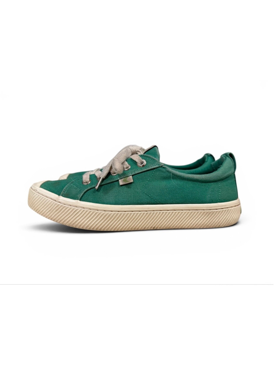 Cariuma Shoes - Cariuma OCA Low Spring Green Canvas Cork Heel Sneakers W 8.5/M7 Organic Cotton